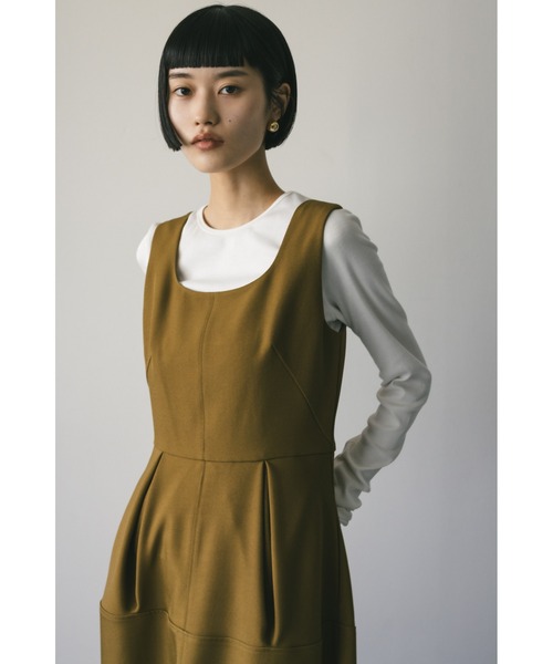 さき さま専用STYLEMIXER タックワンピーススイムウェア　完売 スタイルミキサー STYLEMIXER スクエアタックワンピース （BLK