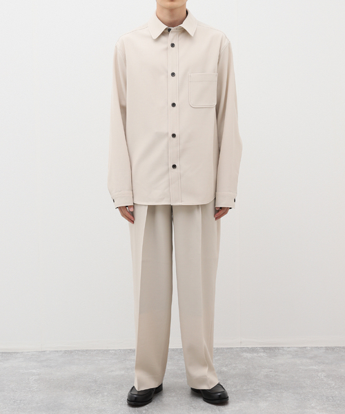 markaware（マーカウェア） スラックス DOUBLE PLEATED TROUSERS