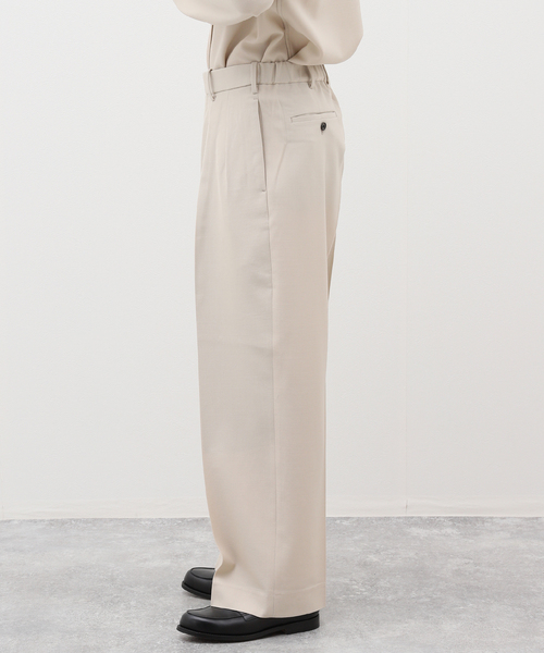 markaware（マーカウェア） スラックス DOUBLE PLEATED TROUSERS