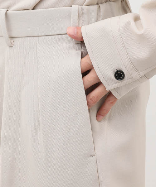 markaware（マーカウェア） スラックス DOUBLE PLEATED TROUSERS