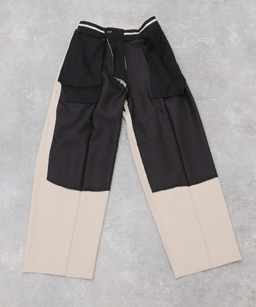 最終値下　MARKAWARE DOUBLE PLEATED TROUSERS markaware（マーカウェア） スラックス DOUBLE PLEATED TROUSERS