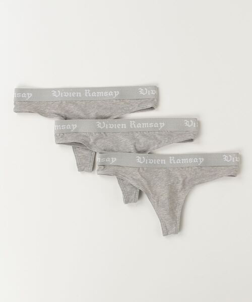 ショーツ 「Vivien Ramsay」ヴィヴィアン ラムゼイ THONG(3PACKS)