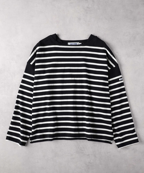 Right-on tシャツ バスクボーダーロンT レディース : ZOZOTOWN