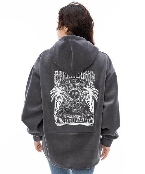 パーカー BILLABONG レディース YOU ARE THE SUN PARK パーカー 「2024年秋冬モデル」/ビラボンバックステッチワークプ