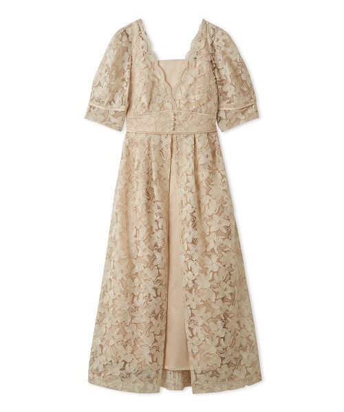 【新品】Lily Brown エンブロイダリーワンピース LILY BROWN（リリーブラウン）の「エンブロイダリーレイヤード