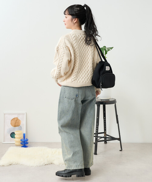 FREAK'S STORE（フリークスストア） ニット セーター ミックスケーブル