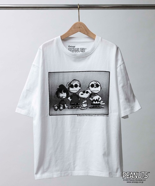 SNOOPY tシャツ PEANUTS GANG Tシャツ（shades） メンズ