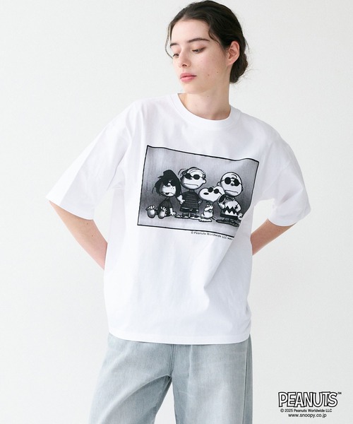 SNOOPY tシャツ PEANUTS GANG Tシャツ（shades） メンズ