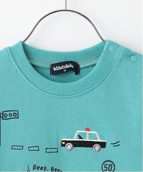 kladskap（クレードスコープ） トレーナー 働く車×道路トレーナー