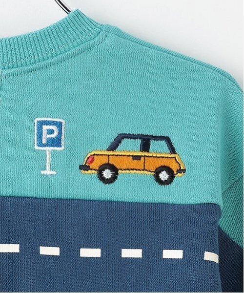 kladskap（クレードスコープ） トレーナー 働く車×道路トレーナー