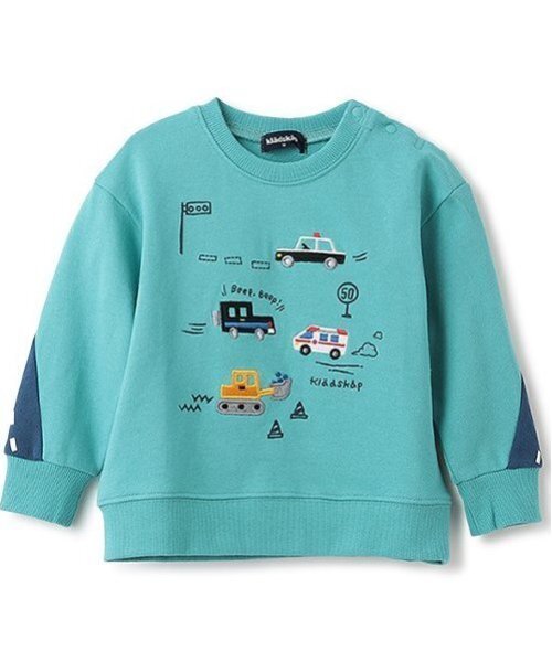 kladskap（クレードスコープ） トレーナー 働く車×道路トレーナー