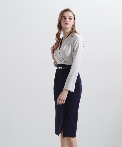 PINKY&DIANNE（ピンキー アンド ダイアン） ワンピース バイカラー