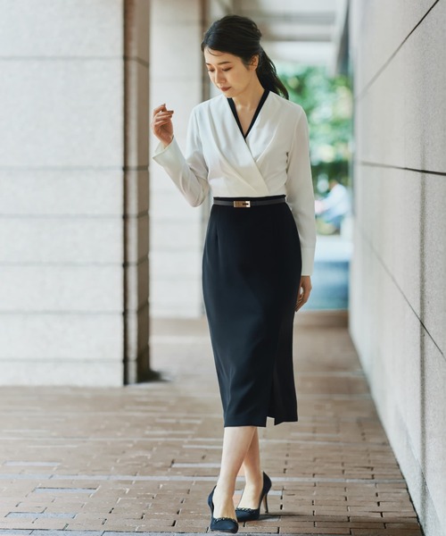 PINKY&DIANNE（ピンキー アンド ダイアン） ワンピース バイカラー