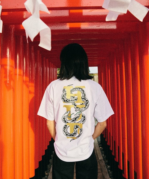 HUF tシャツ YEAR OF THE SNAKE TEE / ハフ プリント 半袖T