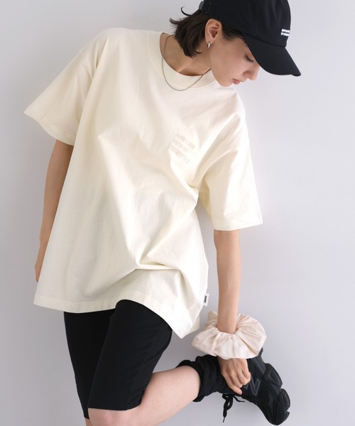 ANME tシャツ 半袖 「新色・新サイズ追加」ANMEロゴ刺繍半袖Tシャツ