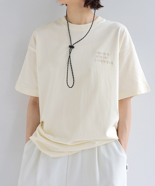 ANME tシャツ 半袖 「新色・新サイズ追加」ANMEロゴ刺繍半袖Tシャツ