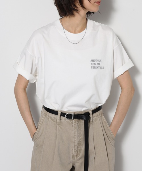 ANME tシャツ 半袖 「新色・新サイズ追加」ANMEロゴ刺繍半袖Tシャツ