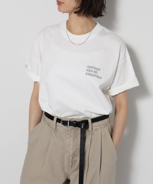 ANME tシャツ 半袖 「新色・新サイズ追加」ANMEロゴ刺繍半袖Tシャツ