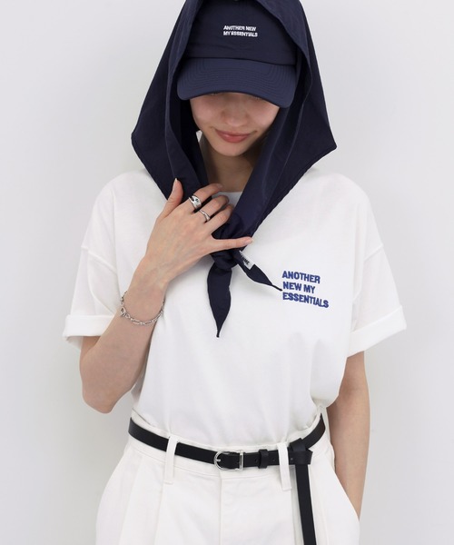 ANME tシャツ 半袖 「新色・新サイズ追加」ANMEロゴ刺繍半袖Tシャツ