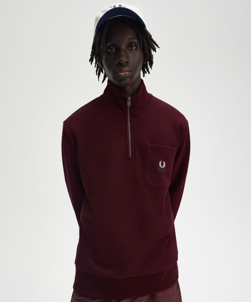 フレッドペリー ポロスウェット FRED PERRY（フレッドペリー） トレーナー スウェット Embroidered