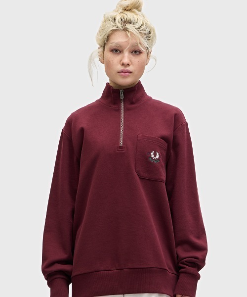 FRED PERRY トレーナー スウェット Embroidered Champion Half