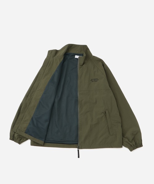 SATUR韓国 Unisex/ Windbreaker アウター ブルゾン M) Lawton Lining Collar Track Zip-Up Jacket