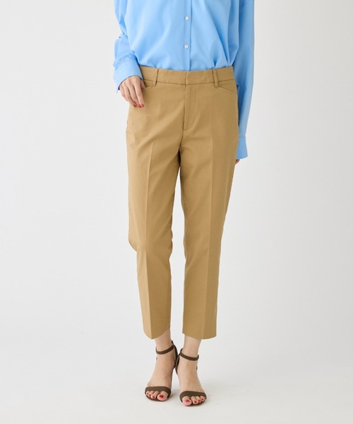 パンツ ベーシックコットンテーパードパンツ レディース