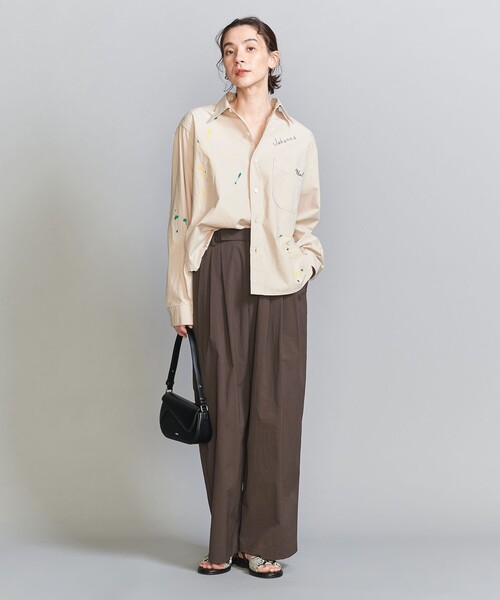 BEAUTY＆YOUTH UNITED ARROWS パンツ コットンナイロン ワイド