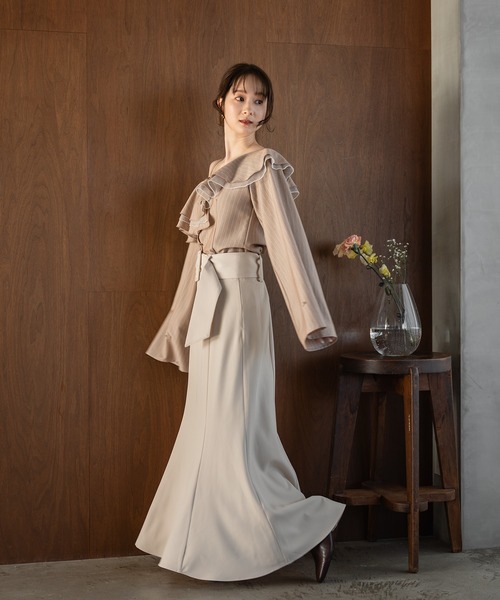 mideal（マイディール） ロング スカート high waist mermaid skirt