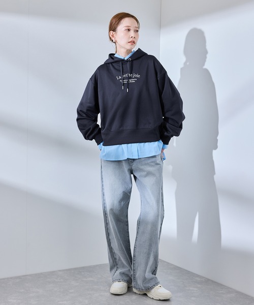 ROPE' PICNIC（ロペ ピクニック） パーカー アソートロゴ刺繍裏毛