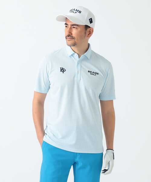 【BEAMS GOLF】メンズポロシャツ BEAMS GOLF ポロシャツ PURPLE LABEL / ジャカード スキッパー