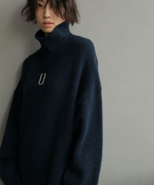 ETRE TOKYO（エトレトウキョウ） タートルネックニット FREE ブラウン