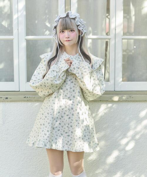 Whinny プリプリフラワーワンピ Whinny ワンピース Whinny/プリプリフラワーワンピ : ZOZOTOWN