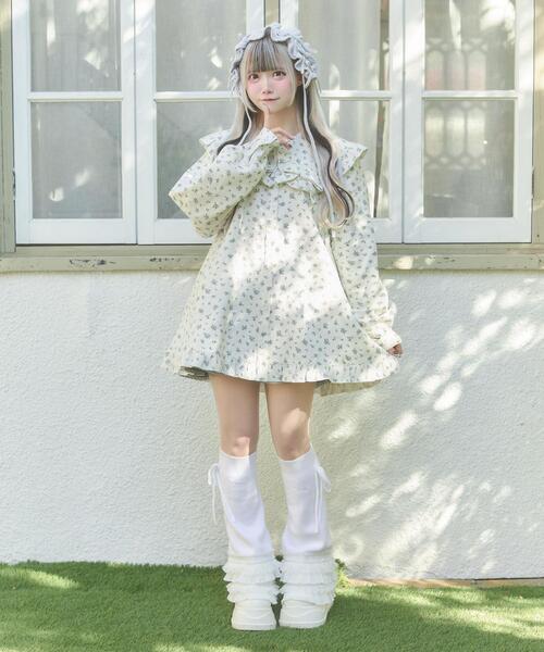 Whinny プリプリフラワーワンピ Whinny ワンピース Whinny/プリプリフラワーワンピ : ZOZOTOWN