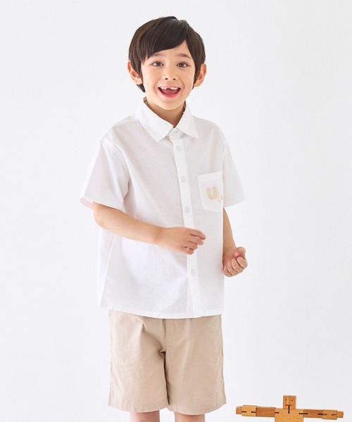 utremi（ユトレミ） セットアップ 「 綿100％ 」蝶ネクタイ付きシャツ