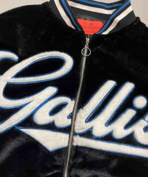 「GALLIS ADDICTION」 スタジャン L グレー メンズ_画像4