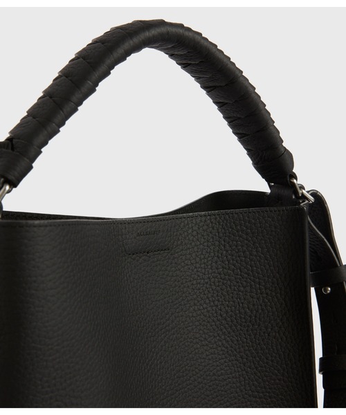 １着でも送料無料 「ALLSAINTS」 ALLSAINTS 2WAYバッグ ブラック SIZE ONE バッグ