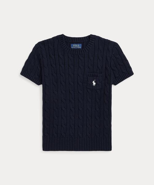 ラルフローレン キッズ ケーブルニットセーター Black XL Polo Ralph Lauren Childrenswear ニット セーター ケーブル