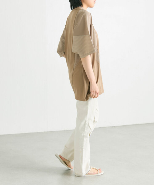 tシャツ ショルダー切替Tシャツ「SUM1 STYLE（スミ スタイル)」 レディース ear PAPILLONNER tシャツ ショルダー切替Tシャツ「SUM1 STYLE