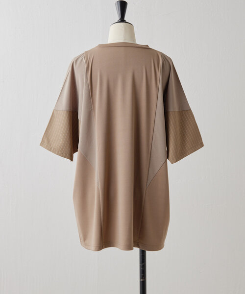tシャツ ショルダー切替Tシャツ「SUM1 STYLE（スミ スタイル)」 レディース セール】ショルダー切替Tシャツ【SUM1 STYLE（スミ スタイル