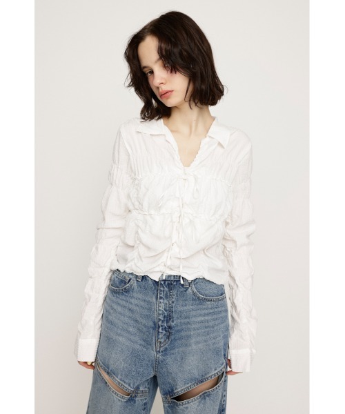 ブラウス シャツ skipper collar blouse / スキッパーシャツブラウス レディース Rayon Skipper Collar Blouse | 3/4 Sleeve | UNIQLO US