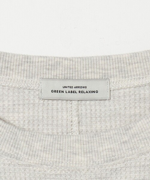 green label relaxing tシャツ 「WEB限定」「at ease」ワッフル