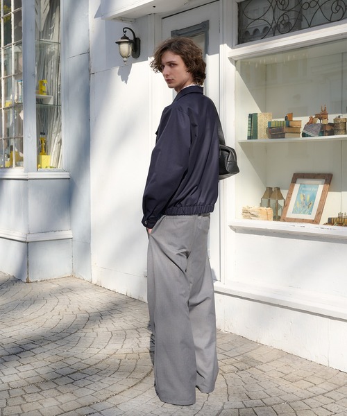 Regen Glanz」 ジップアップブルゾン MEDIUM ネイビー メンズ Regen