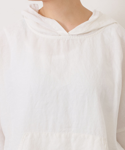JOURNAL STANDARD LUXE ブラウス シャツ リネン フードプル