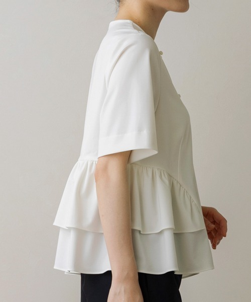 Sono tシャツ 「SONO/ソーノ」「Summer Stretch」フロートギャザー