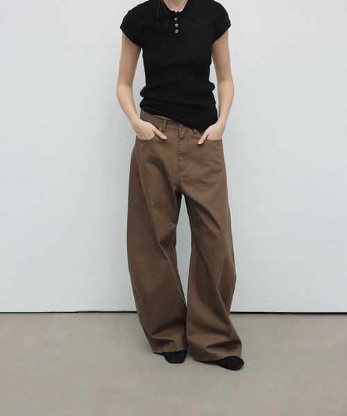 ディケイドクラシック（DECADE CLASSIC）/DECADE CLASSIC コットン100% カーブシルエット デニムパンツ DECADE CLASSIC（ディケイドクラシック） ジーンズ デニム デニム