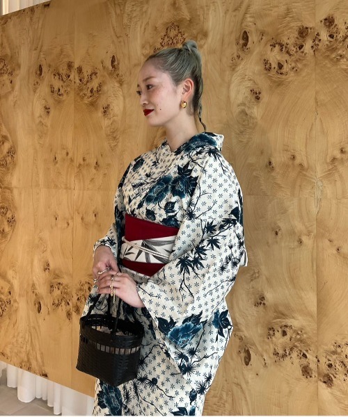 Ameri（アメリ） 浴衣 KEITAMARUYAMA × Ameri IVORY FLOWER YUKATA
