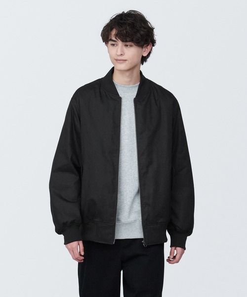 新品未使用 MUJI Labo ナイロンワークブルゾン　ブラックL 無印良品 MUJI LABO 紳士 ナイロンワークブルゾン 黒 XL 25秋冬 - メルカリ