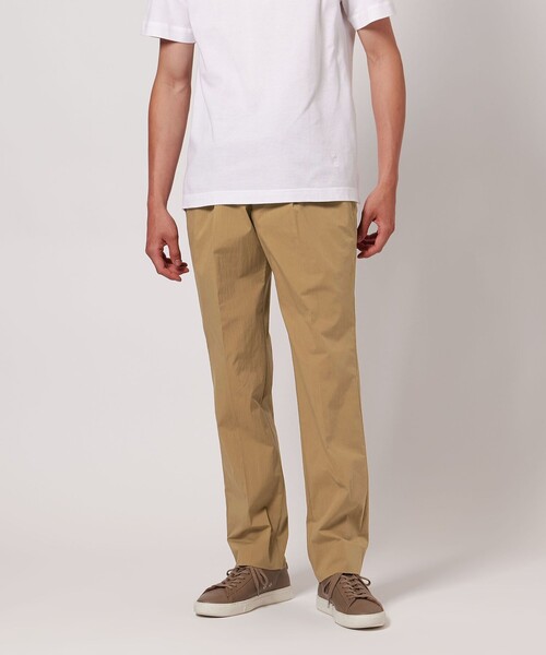 UNITED ARROWS  1プリーツ イージースリムテーパード パンツ UNITED ARROWS パンツ タイプライター スリムテーパード サイド