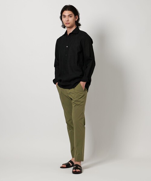 UNITED ARROWS パンツ タイプライター スリムテーパード サイド